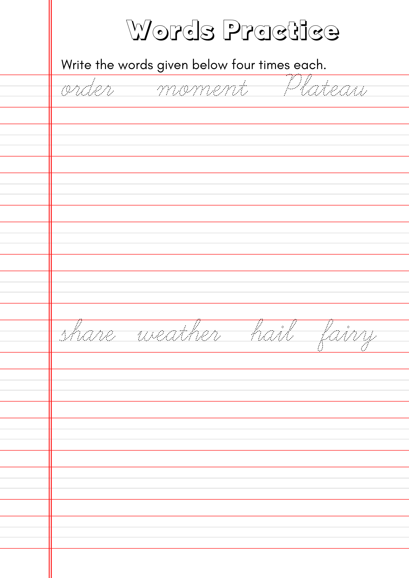 Cursive Handwriting - Digital Workbook (pdf) - Our Journey At Home